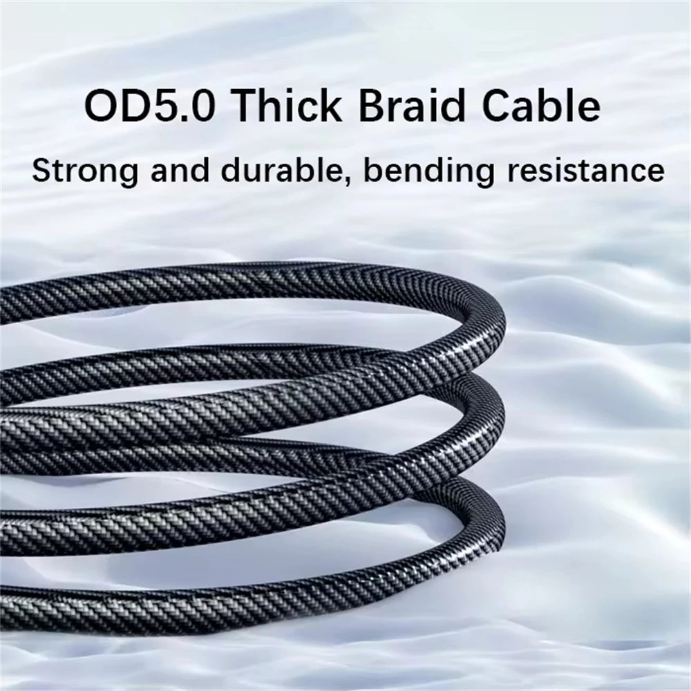 120W Super Fast Charging USB-C Cable with Real-Time Display