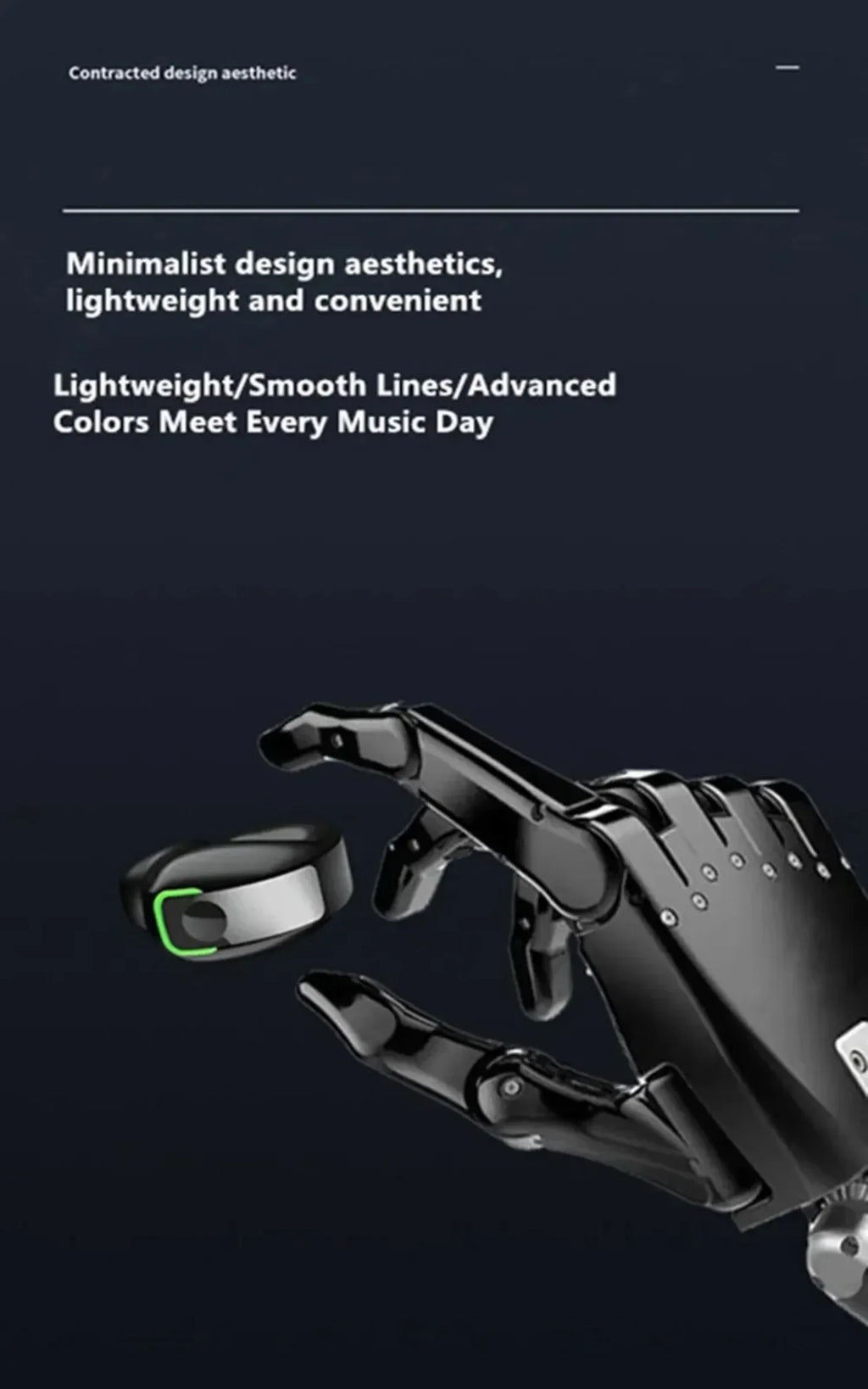 Bluetooth Headset 5.3 Bone Conduction Wireless Ear Clip Headphones IPX5 Waterproof Sport Gaming Earbuds Noise Cancelling