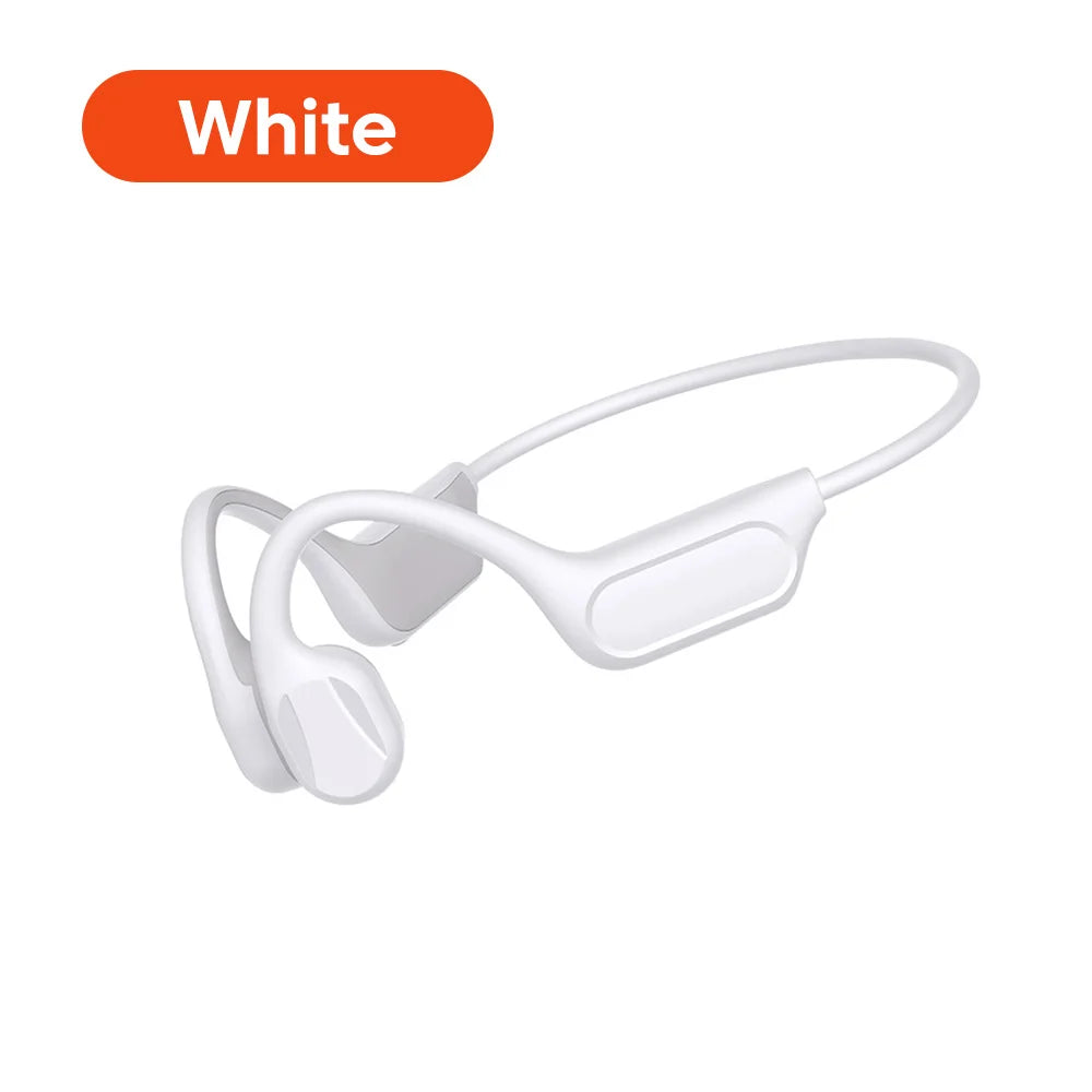 Bone Conduction Earphones Sport Wireless Headphone Bluetooth 6.0 Headset Hands-free with Mic for Running Support For TF Cards