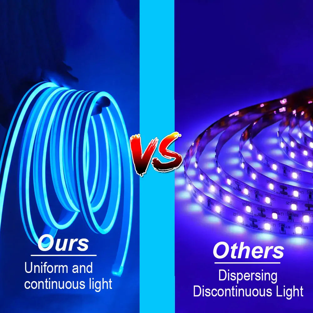 RGB Neon LED Strip Lights USB 5V Strip IP65 Waterproof Control Led Flexible Diode Decoration For Home Living Room Decor Lighting