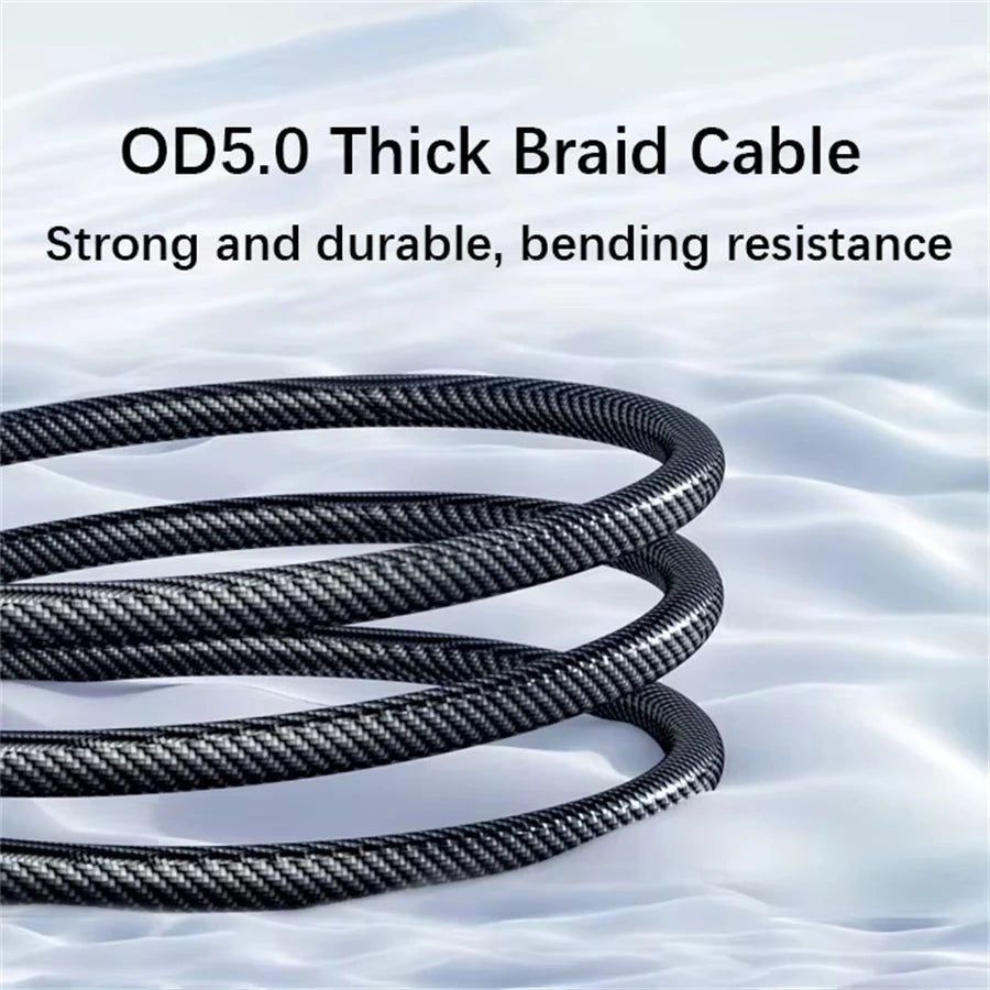 120W Super Fast Charging USB-C Cable with Real-Time Display