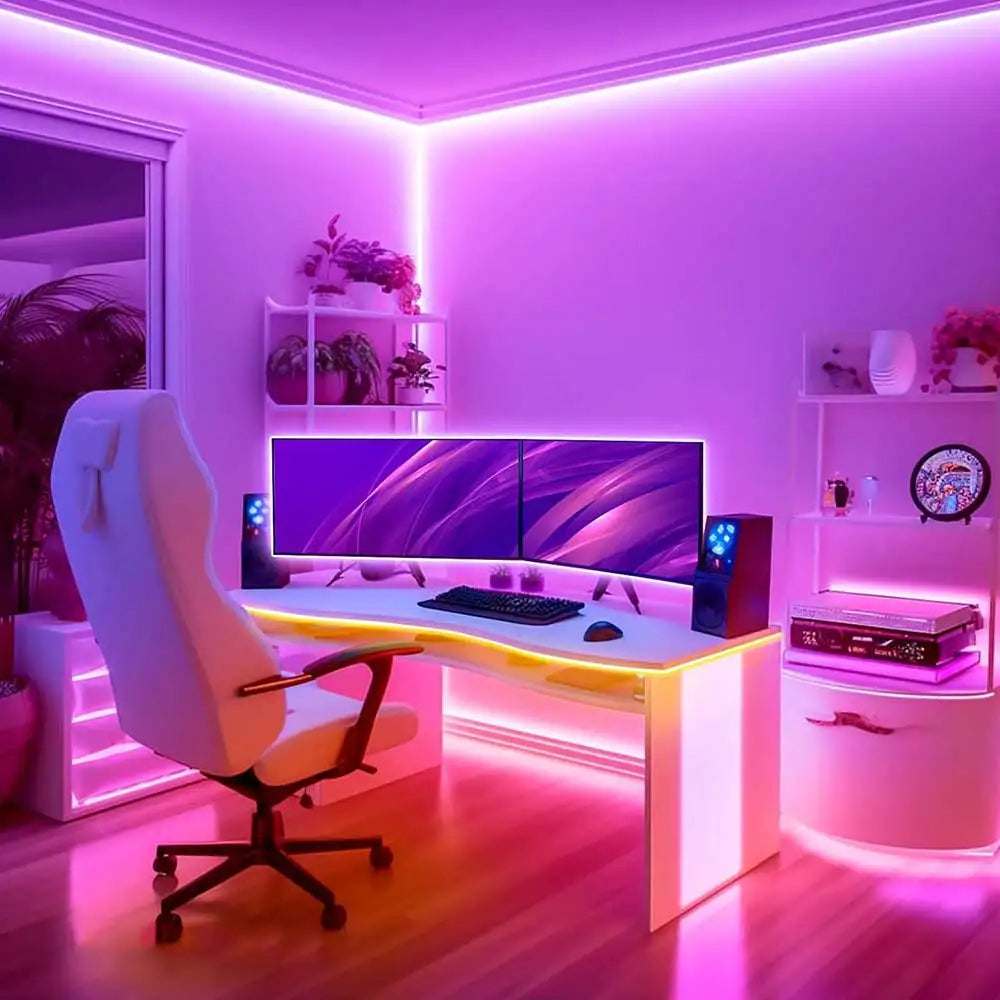 RGB Neon LED Strip Lights USB 5V Strip IP65 Waterproof Control Led Flexible Diode Decoration For Home Living Room Decor Lighting