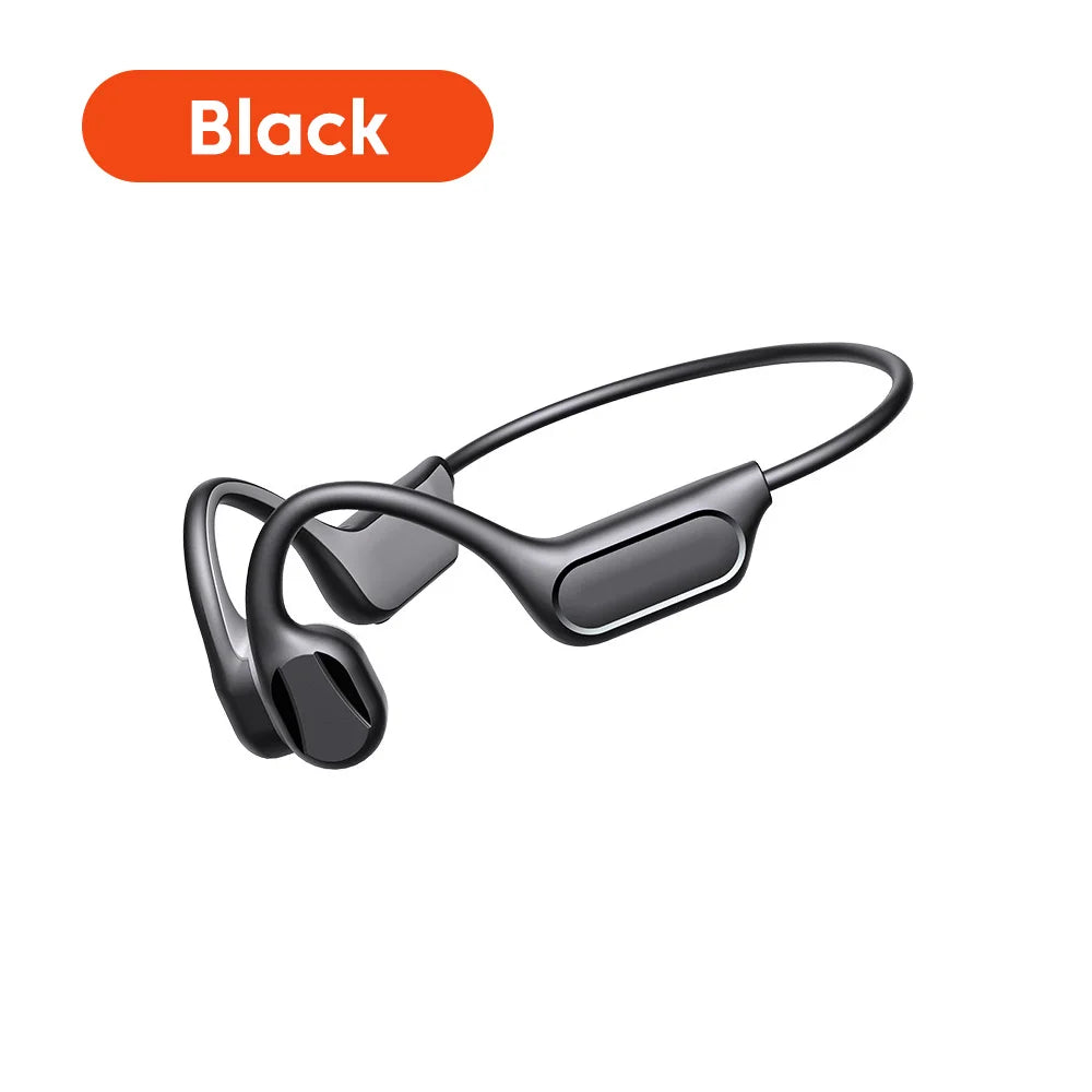 Bone Conduction Earphones Sport Wireless Headphone Bluetooth 6.0 Headset Hands-free with Mic for Running Support For TF Cards